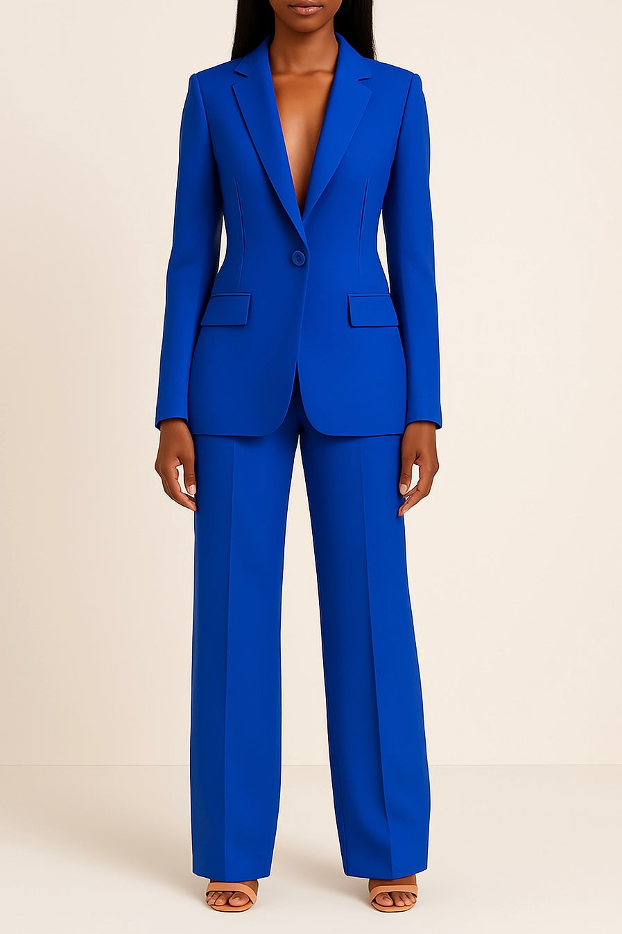 Ella | Chic Formal Suit Set with Tailored Long Blazer for Women