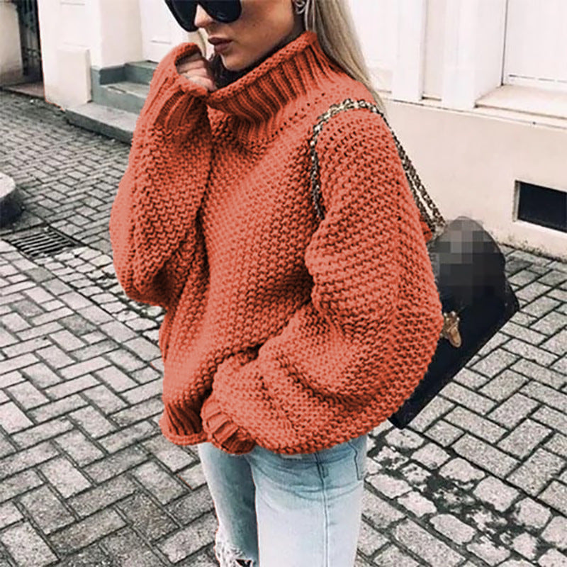 Bella | Women’s Chunky Knit Turtleneck Sweater