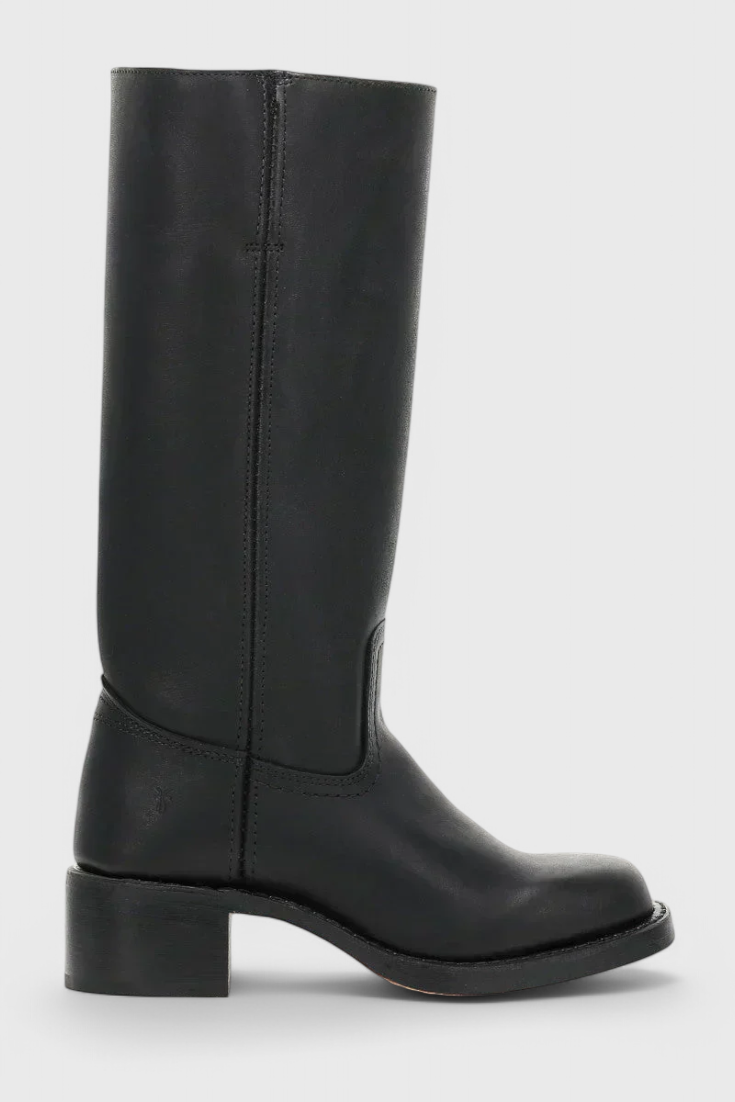 Ella | Women’s Leather Knee-High Boots with Heels