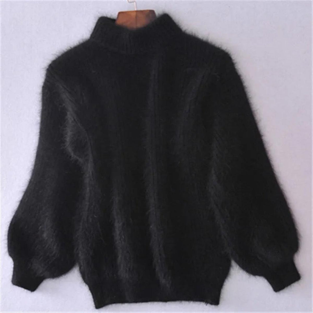 Fiona | Women’s Trendy Warm High Neck Knit Sweater