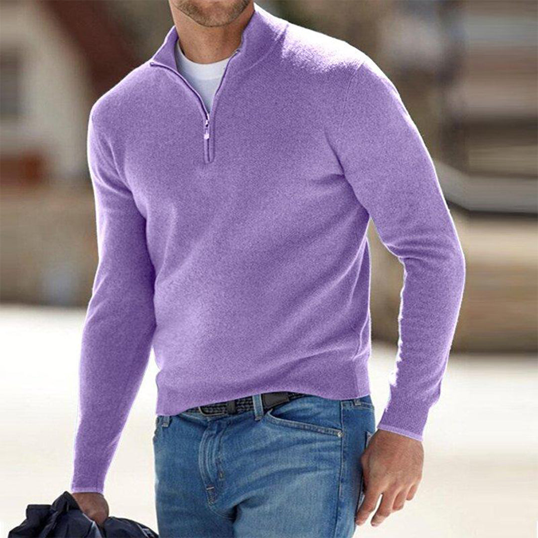 Daniel | Men’s Winter Half-Zip Warm Jumper