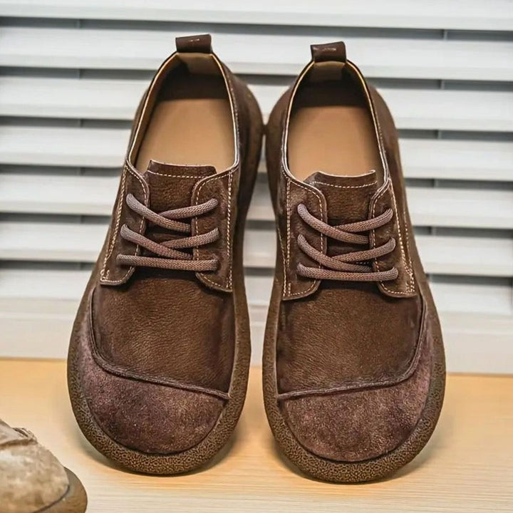 Men's Orthopedic Cushioned Suede Lace-Up Comfort Shoes