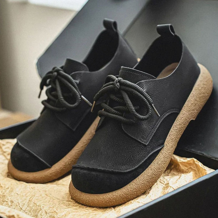 Men's Orthopedic Cushioned Suede Lace-Up Comfort Shoes