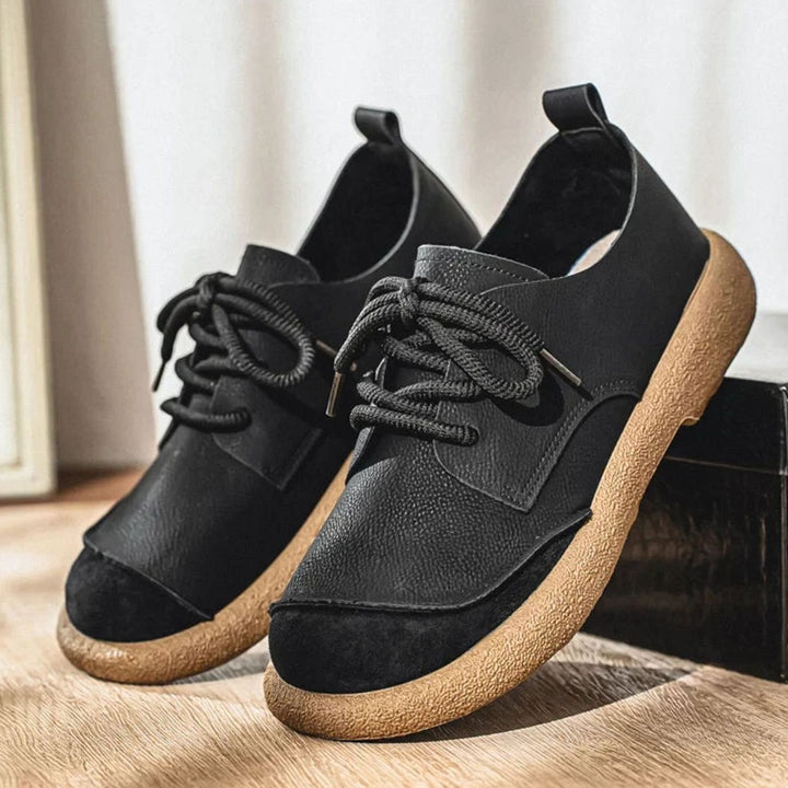 Men's Orthopedic Cushioned Suede Lace-Up Comfort Shoes