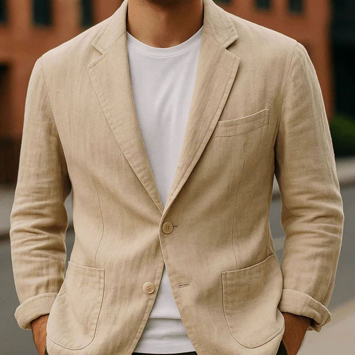 Men's Slim-Fit Lightweight Two-Button Blazer