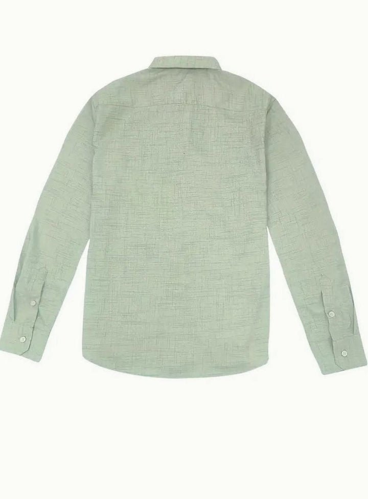 Men's Tailored Slim-Fit Contrast-Cuff Button-Up Shirt