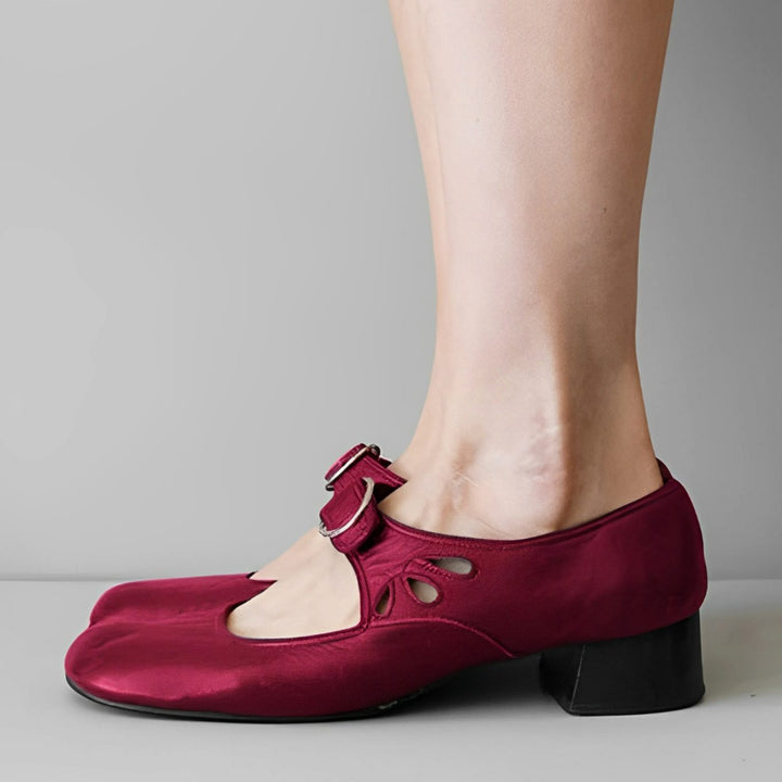 Women's Buckle Strap Flat Mary Jane Shoes