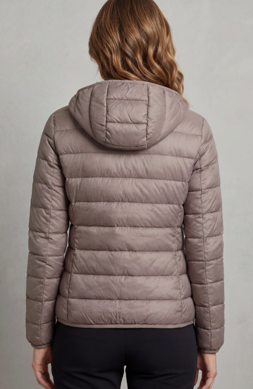 Women's Lightweight Packable Hooded Puffer Jacket
