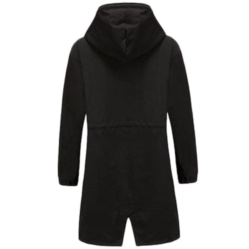 Women's Long Hooded Trench Coat Relaxed Fit