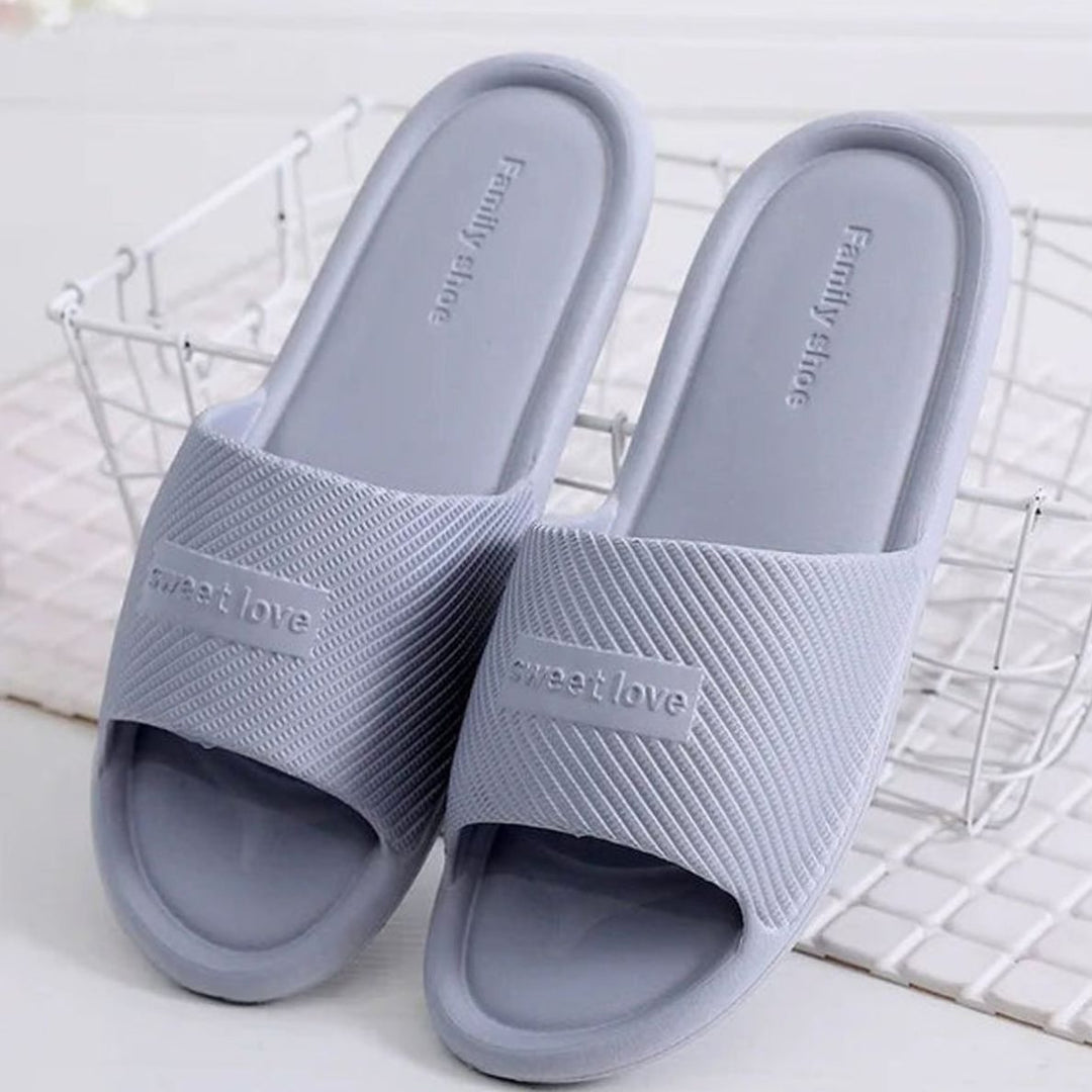 Women's Non-Slip Lightweight EVA Slide Slippers - Grey
