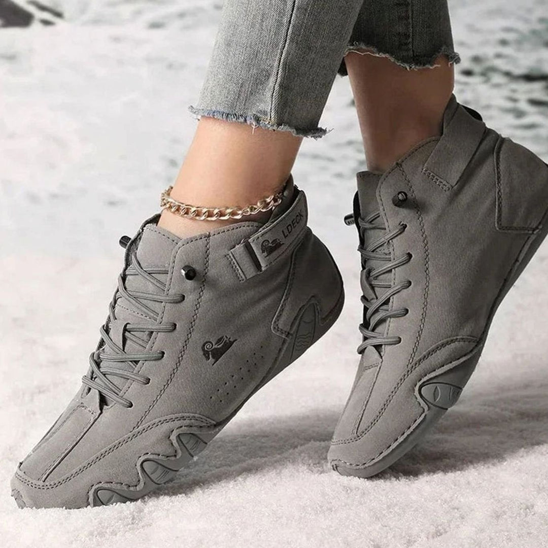 Women's Orthopedic Ankle Boots Lace-Up Arch Support Trainers