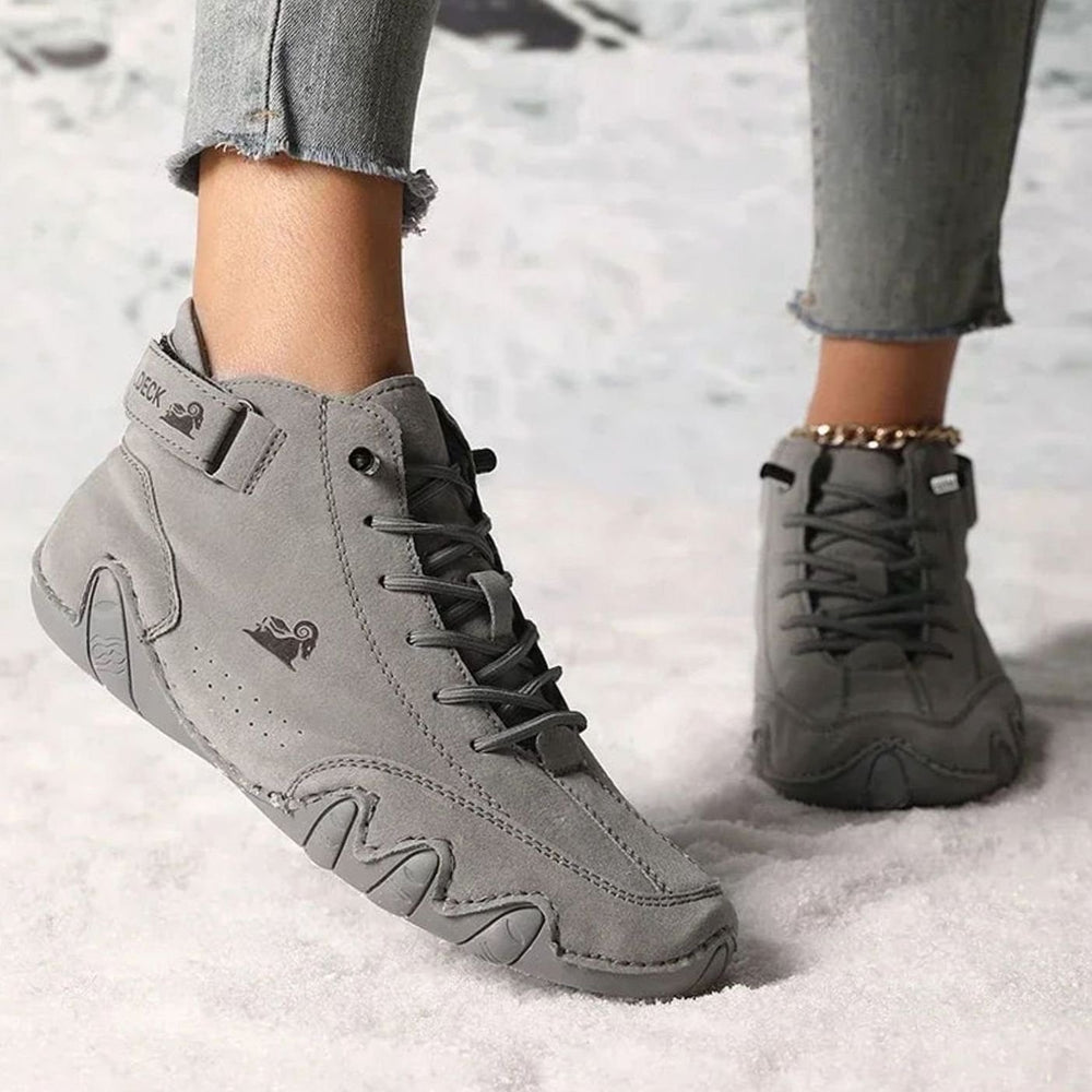 Women's Orthopedic Ankle Boots Lace-Up Arch Support Trainers