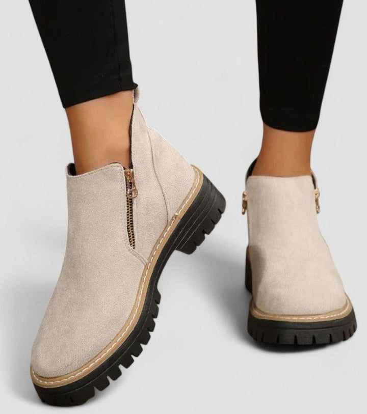 Women's Orthopedic Arch-Support Side-Zip Ankle Boots