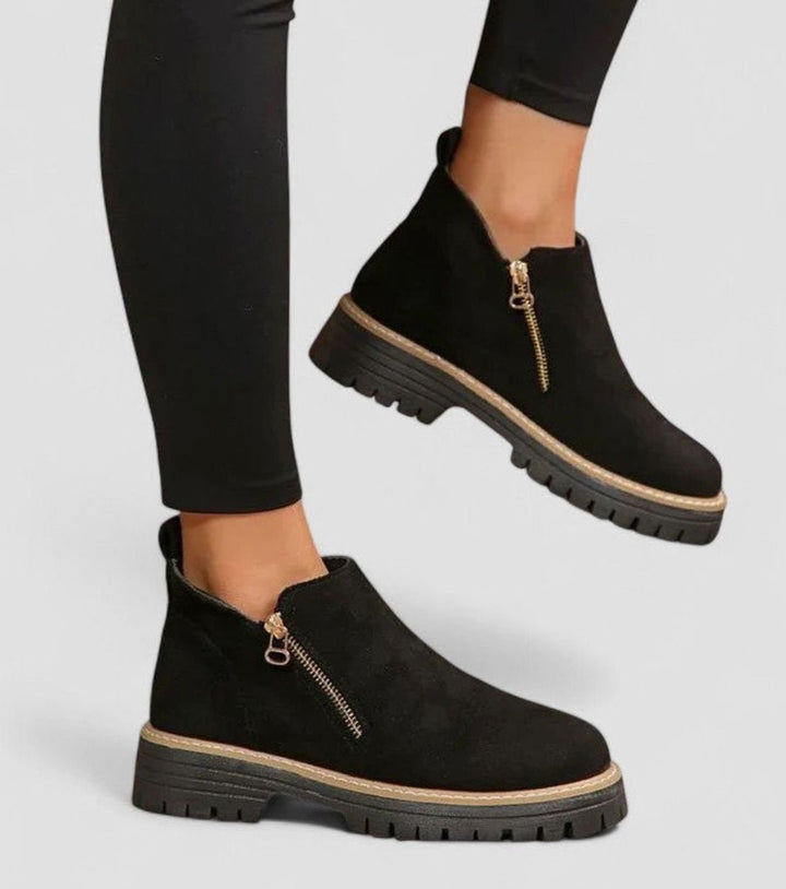 Women's Orthopedic Arch-Support Side-Zip Ankle Boots