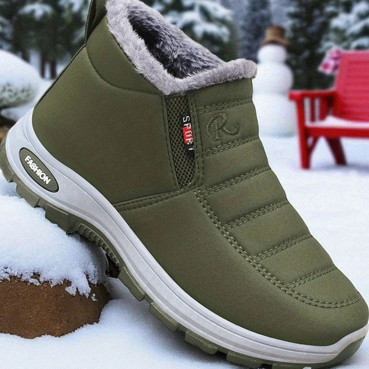 Women's Orthopedic Slip-On Fleece-Lined Winter Ankle Boots