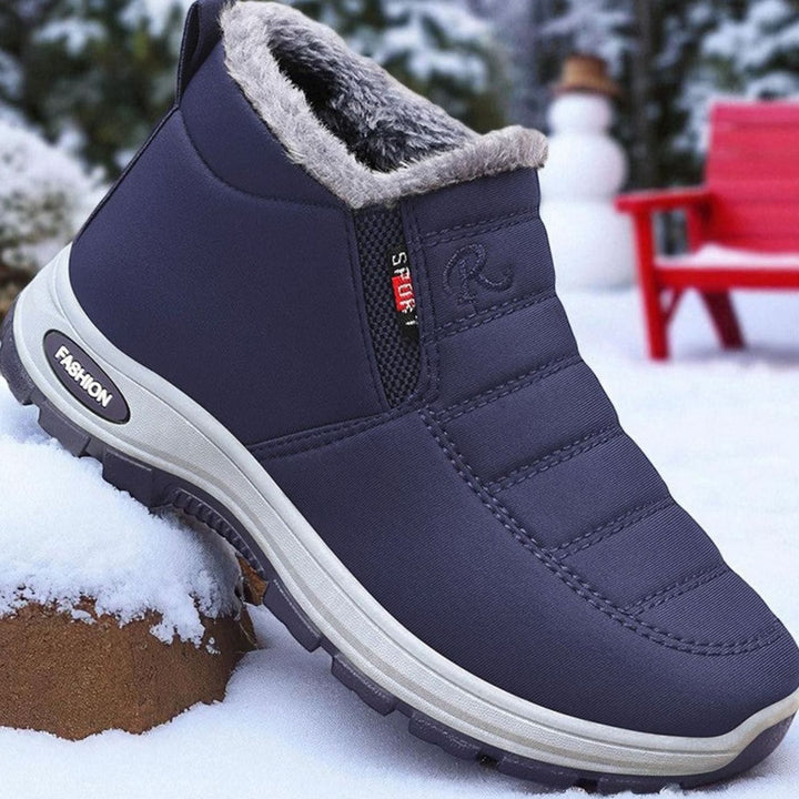Women's Orthopedic Slip-On Fleece-Lined Winter Ankle Boots