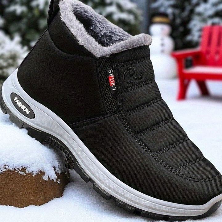 Women's Orthopedic Slip-On Fleece-Lined Winter Ankle Boots