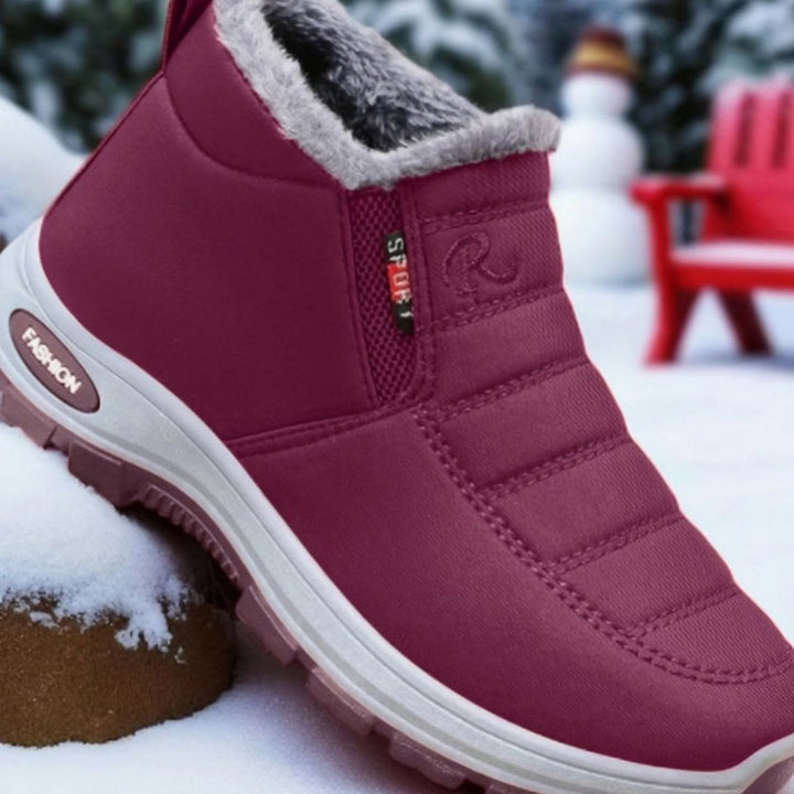 Women's Orthopedic Slip-On Fleece-Lined Winter Ankle Boots