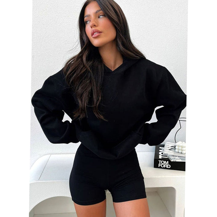 Women's Oversized Fleece Hoodie Kangaroo Pocket Pullover