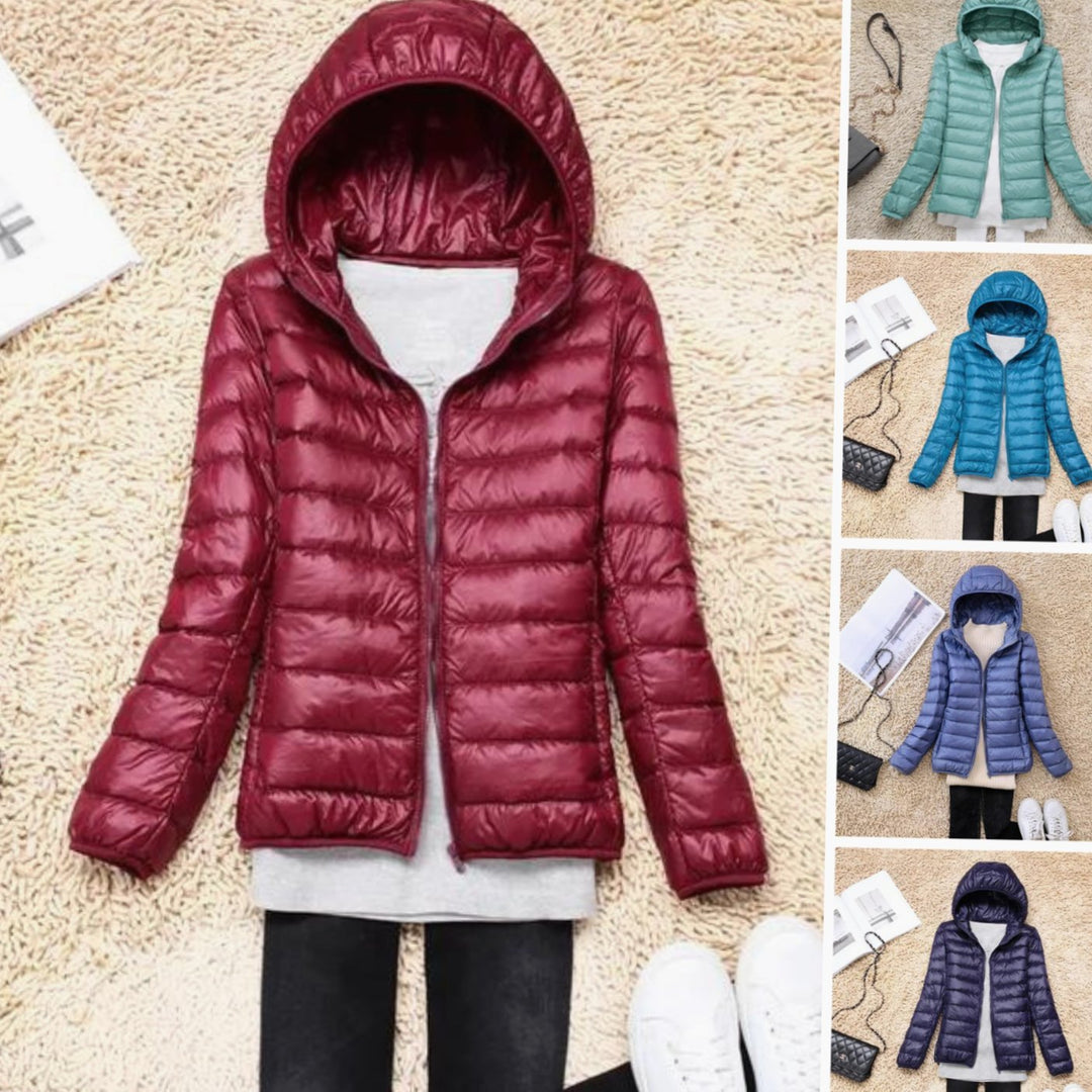 Women's Ultralight Packable Hooded Puffer Jacket