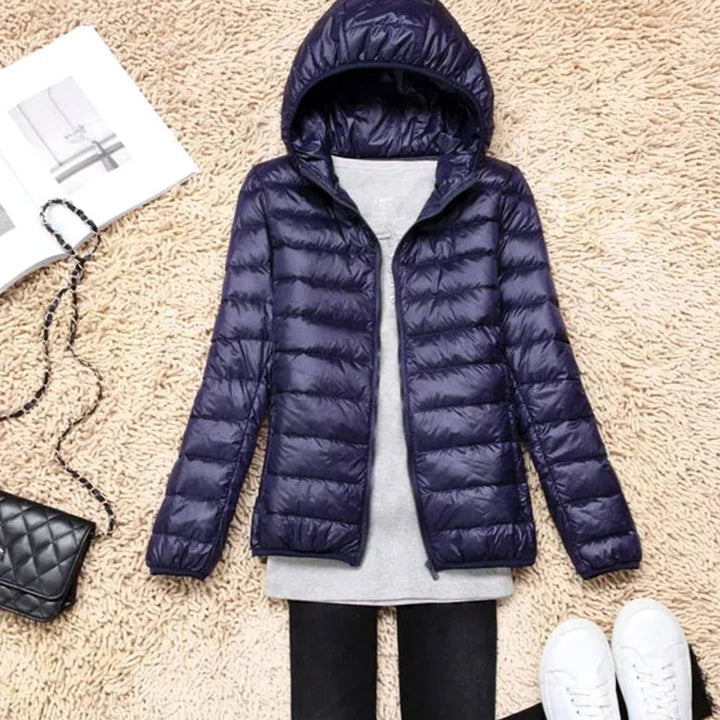 Women's Ultralight Packable Hooded Puffer Jacket